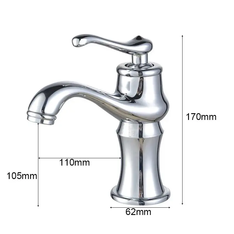 Роскошный Золотой смеситель для раковины смесители горячей и холодной воды