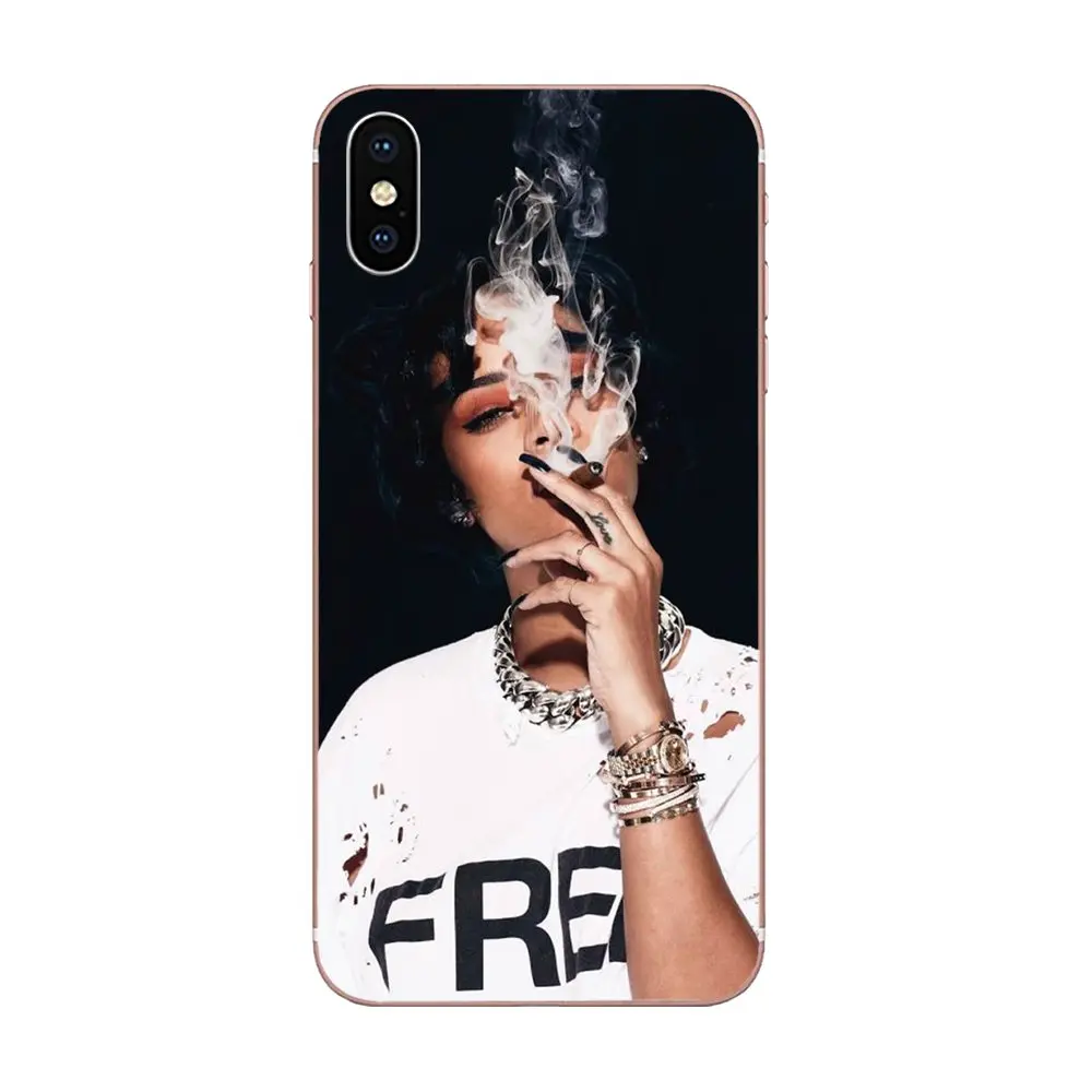 Сексуальная девушка курения электронных сигарет сверхтонкая закраина для Galaxy J1