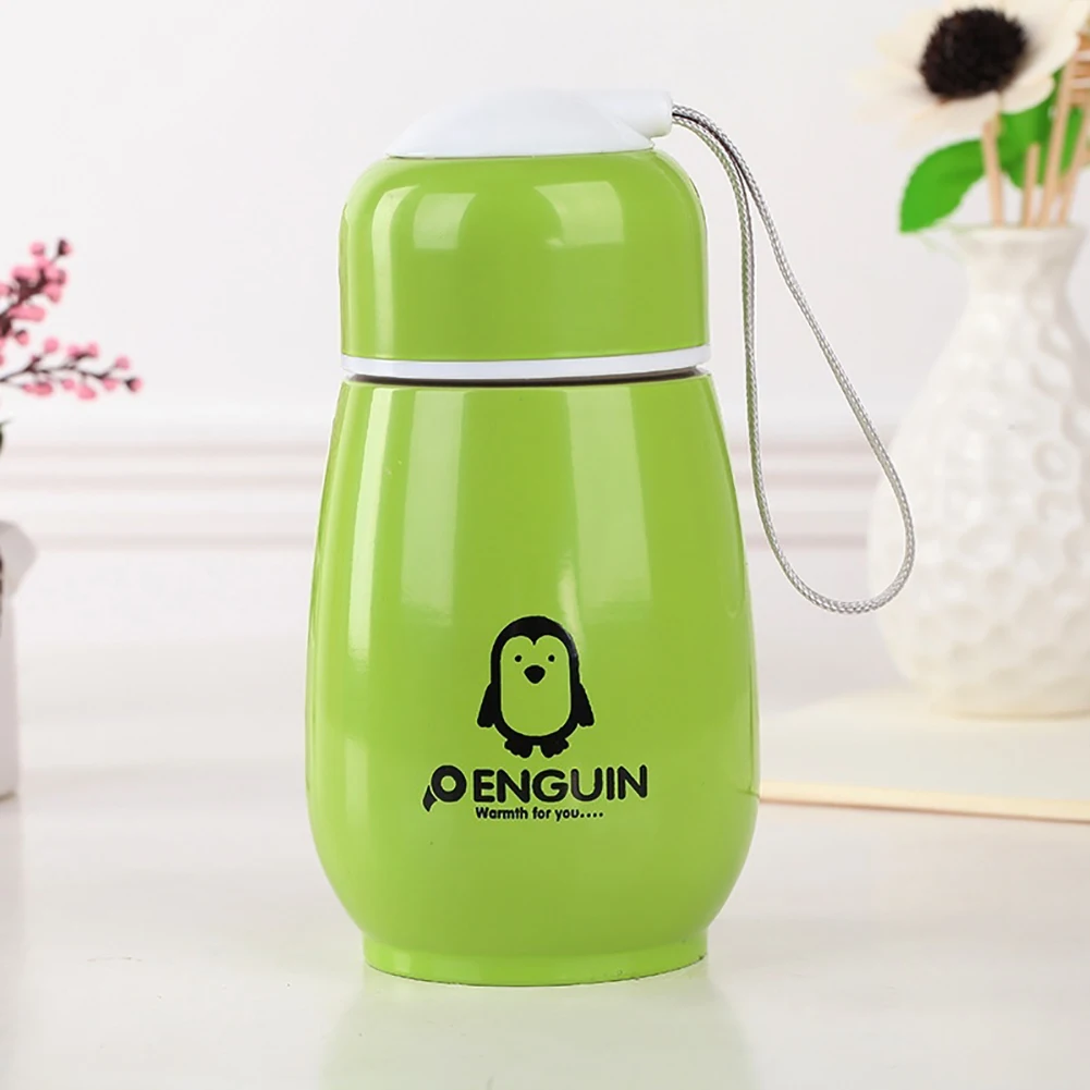 300 мл вакуумная фляжка уличная Термокружка Пингвин кофе Спортивная бутылка для