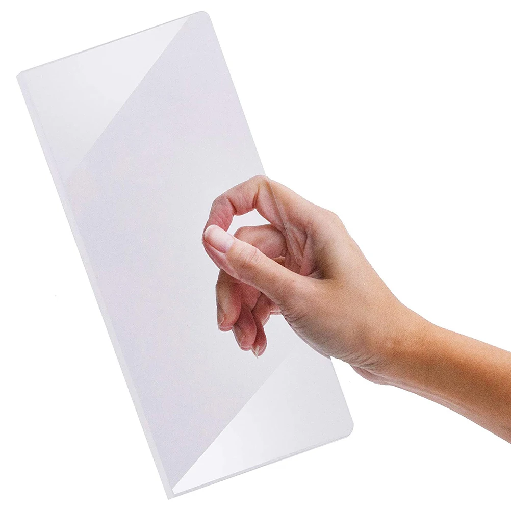 Прозрачный акриловый скребок для крема глазурь крем-бабочка большой торт