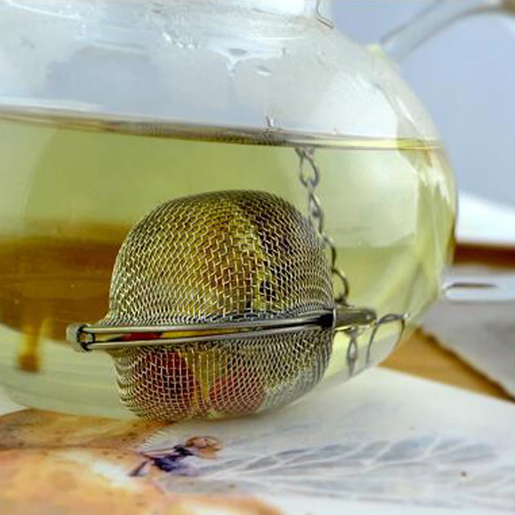 10 шт. чайный шар из нержавеющей стали сетчатые ситечко для заварки чая Премиум