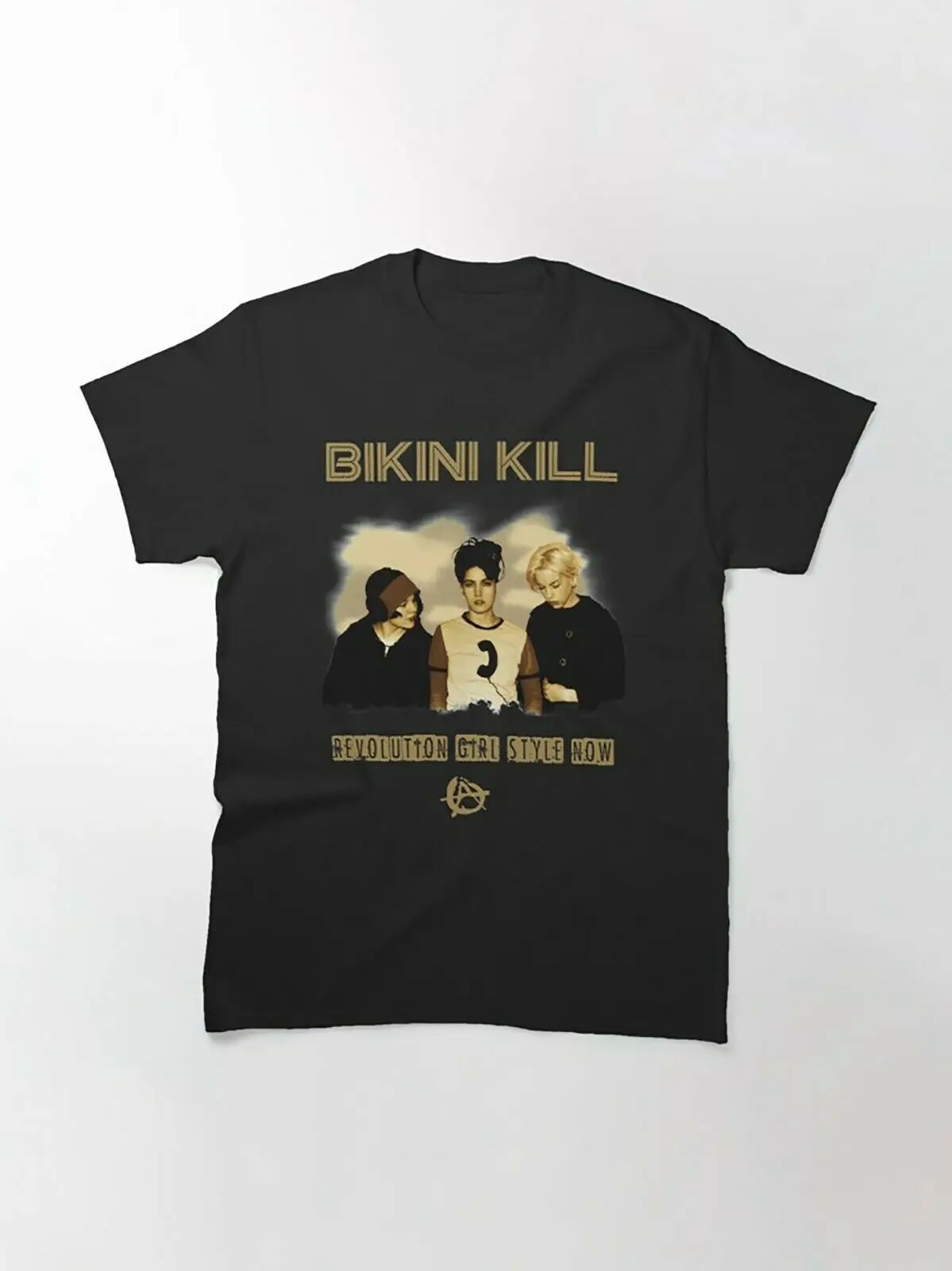 Bikini Kill революции девушка Стиль сейчас футболка для Для мужчин и женщин полный