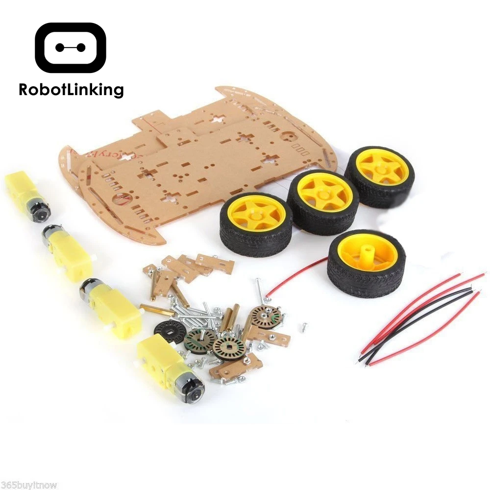 2020 последние 4 колеса робот умный автомобиль шасси наборы с кодер скорости для