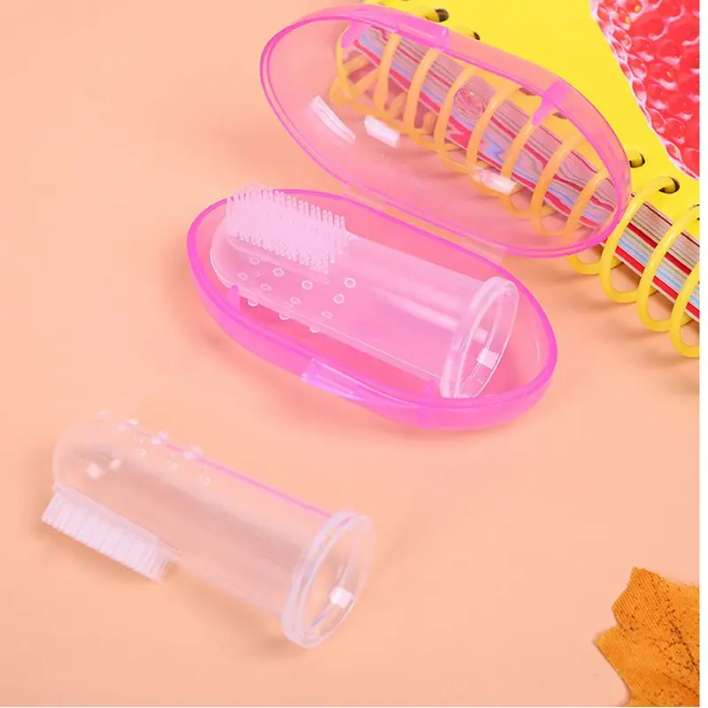 Новая Детская Мягкая Силиконовая зубная щетка для пальцев и десен | Мать ребенок