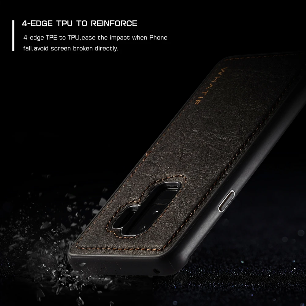 For Samsung Galaxy S10 S9 S8 Plus S7 Edge S10e Note 9 8 Case Kraft Paper Phone Back TPU + PC Hybrid Cover Protective Shell |
