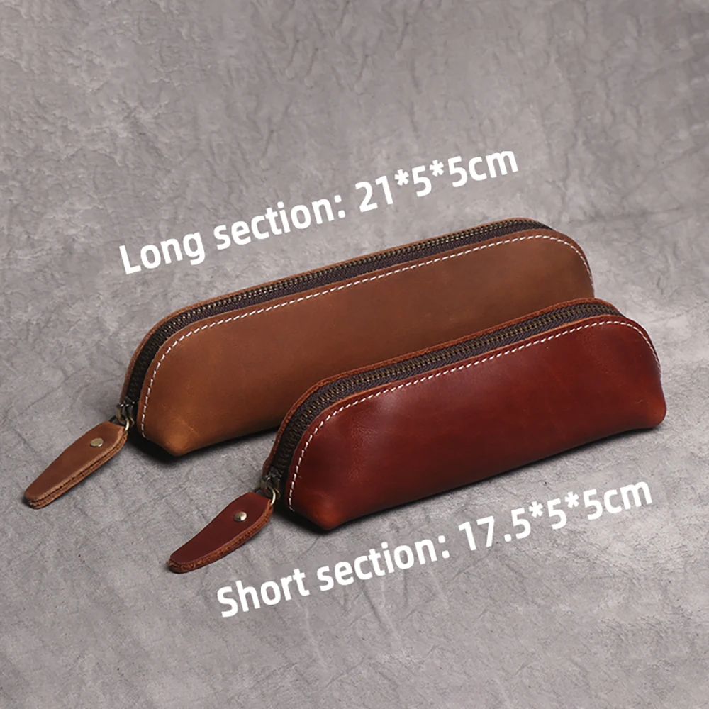 Винтажный чехол для ручки из натуральной кожи футляр карандашей в стиле ретро