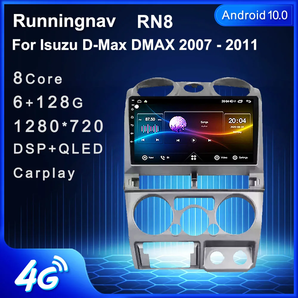 Runningnav For Isuzu D-Max DMAX 2007 2008 2009 2010 2011 Android Car Radio Multimedia Video Player Navigation GPS