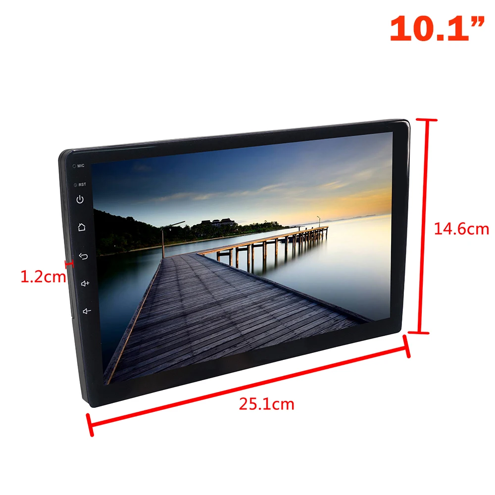 Автомагнитола 2DIN мультимедиа MP5 плеер на Android с GPS 10 1/7 &quot FM Wi Fi Bluetooth