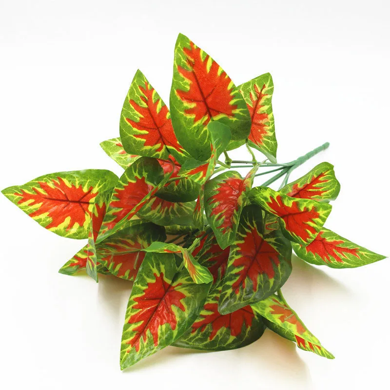 Artificial Plants Green Grass Plastic Plant Wall Garden Home Decoration Simulation Flowers Fake Leaves | Дом и сад