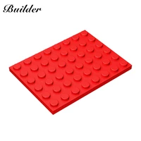 little builder 3036 moc thin figures bricks 6x8 dots 10pcs building blocks diy creative assembles particles toys for children