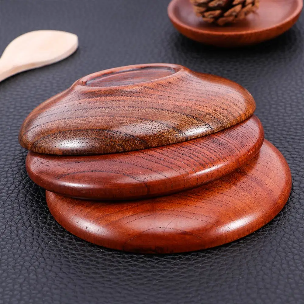 Круглая посуда 1 шт. Маленькая деревянная тарелка кухонный поднос для хлеба