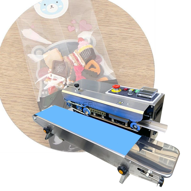 Непрерывная Горизонтальная ленточная упаковочная машина для печати даты пленки