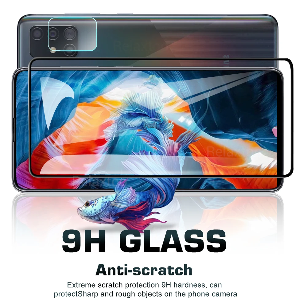 Полное покрытие защитный стеклянный чехол для Samsung Galaxy A51 A50 A40 A30 A20e A60 A70