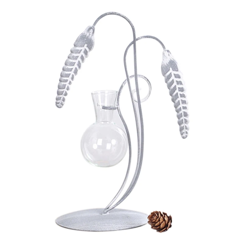 Новый Винтажный рисовый цветок Спайк креативная гидропонная ваза маленькая