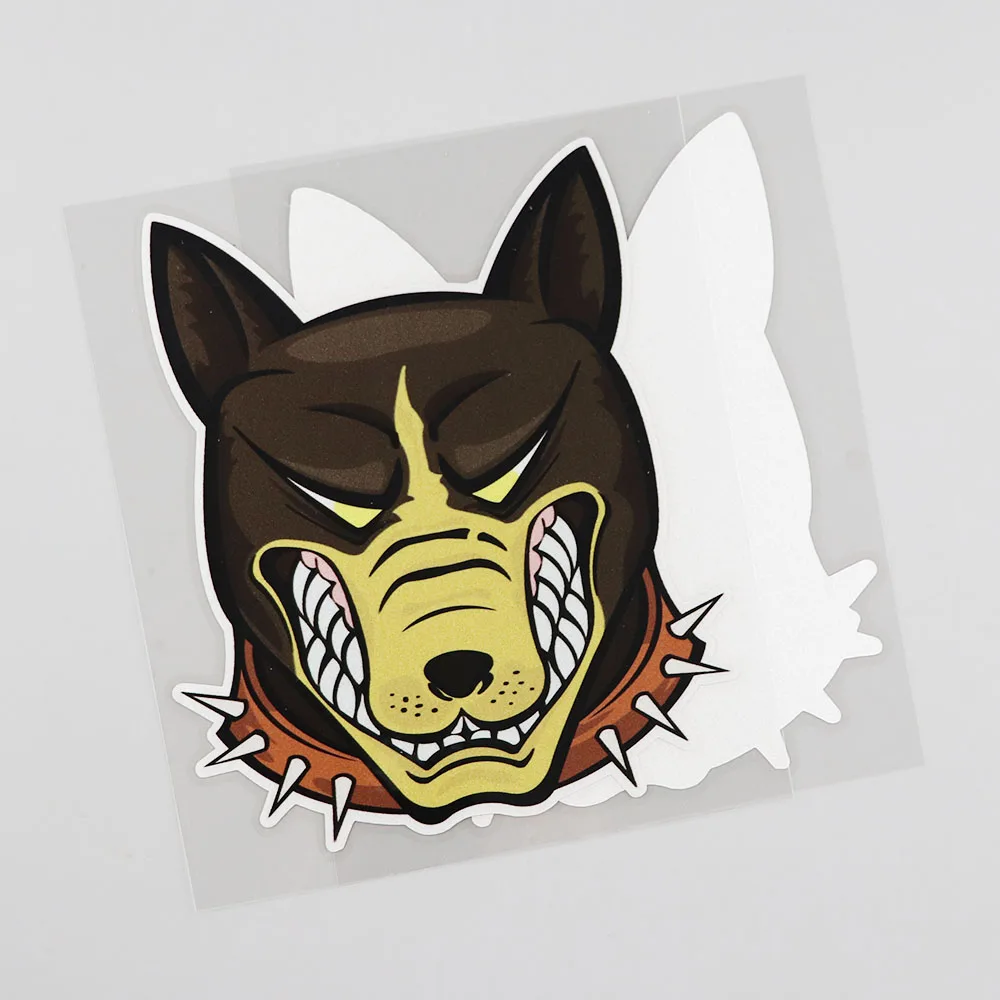 YJZT 12 1 см * 14 4 яростное животное Doberman Pinscher Автомобильная наклейка из ПВХ 12A-0067 |