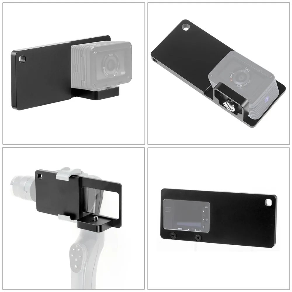 Совместимый переключатель Монтажная пластина адаптер для sony DSC-RX0 камера для DJI стабилизатор для Zhiyun FeiyuTech мобильный телефон клип Gimbals