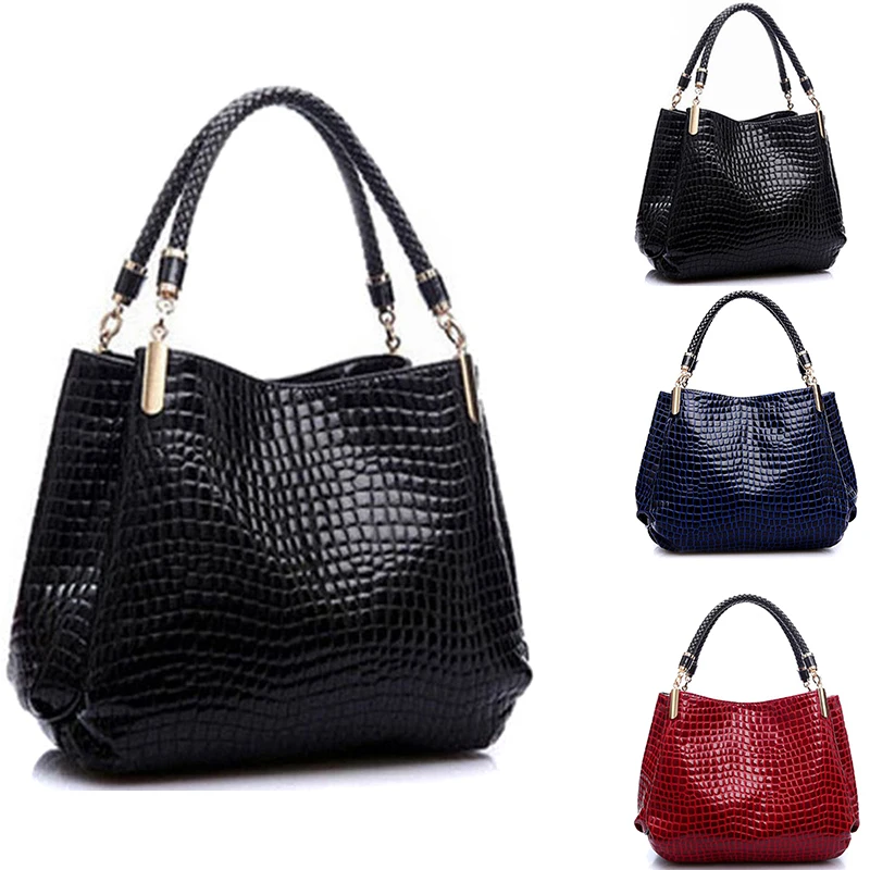 

Women Crocodile Pu Leather Messenger Bags Large Capacity Women Bags Handbags Ladies Casual Totes Satchel Women Shoulder Bag