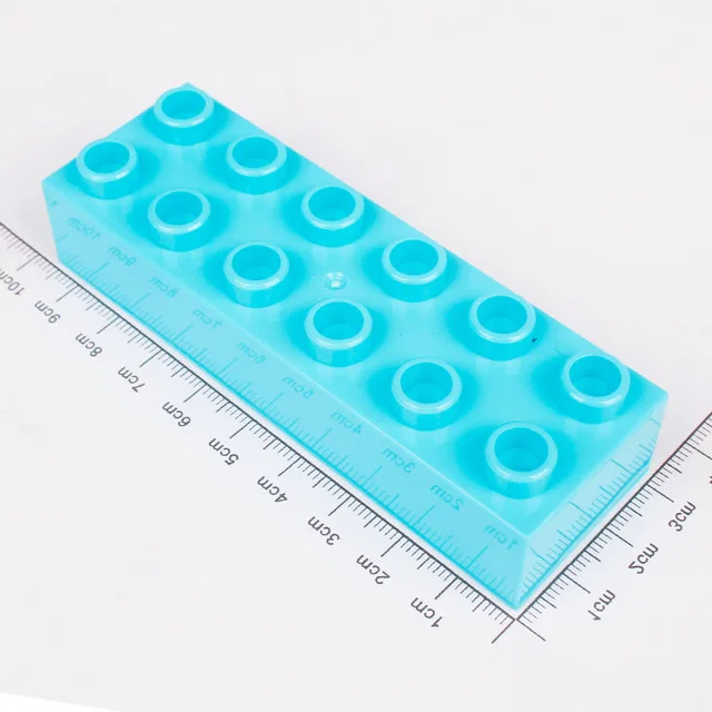 

DIY 2x6Dot Thick Bricks Foundation Large Particle Building Blocks Accessories Educational Toys For Children