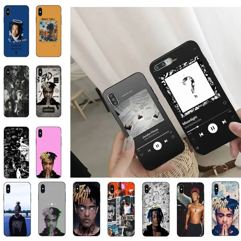 Рэпер XXXTentacion Чехол для мобильного телефона iPhone 11 8 7 6 6S Plus plus X XS Макс 5 5S XR 12 Pro MAX se 2020