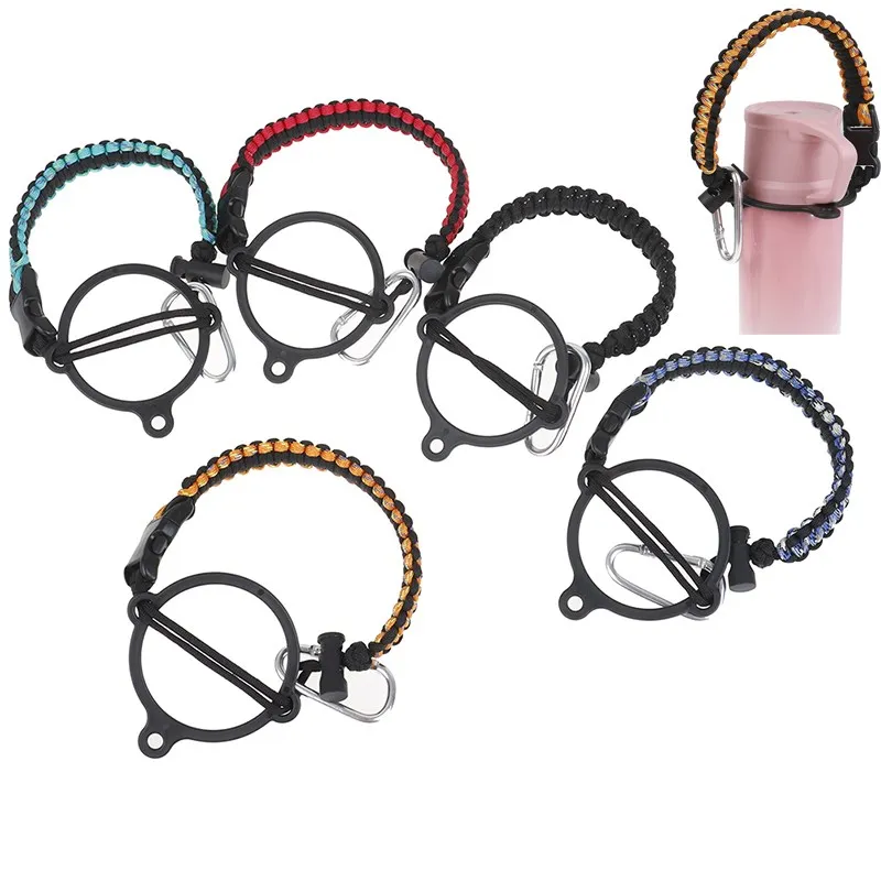 

1 шт. Паракорд ручка ремешок шнурок Безопасность веревки для Бутылки для воды