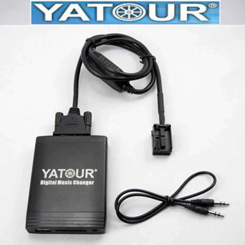 Автомобильный MP3-плеер Yatour для Peugeot 207 307 308 407 Citroen C2 C3 C4 C5 RD4 RT3 RT4 USB SD AUX музыка CD смены