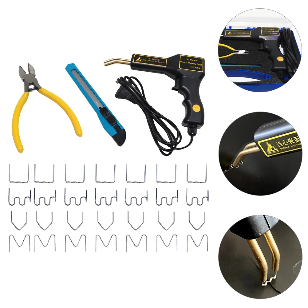 

1 Set Auto Car Hot Stapler Bumper Fairing Welder Repair Kit (US Plug)