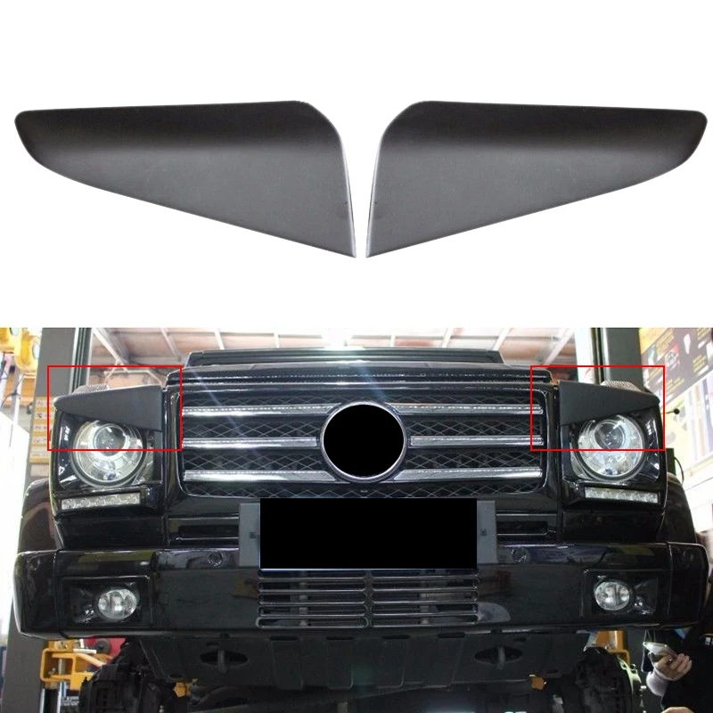

Car Head Light Eyelid Eyebrow Cover Trim for Mercedes Benz W463 G-Class G63 G500 G55