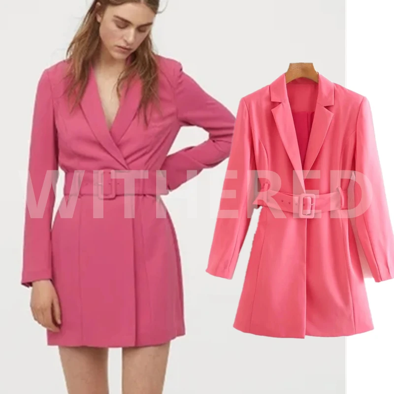 Увядшие женские блейзеры и куртки в английском стиле офисный женский Простой