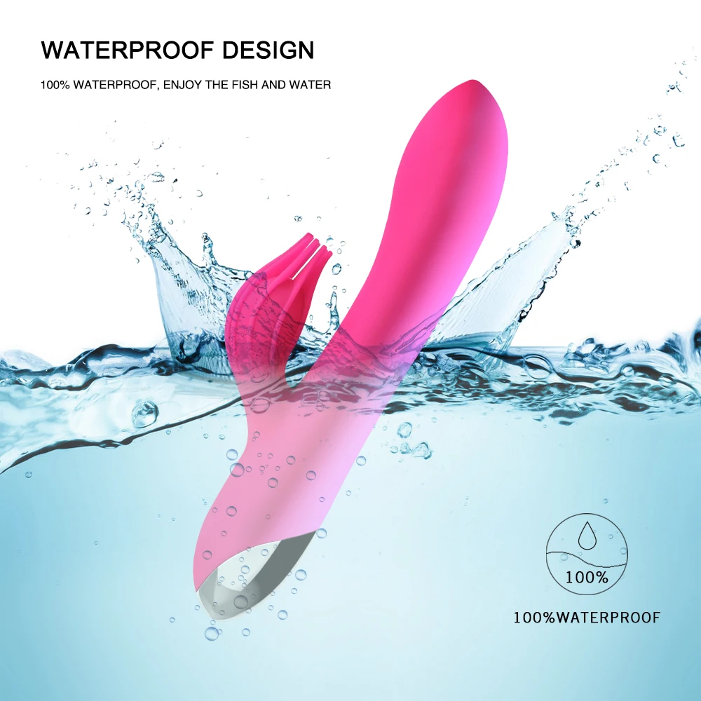 Вибратор Кролик для женщин 10 скоростей Мощный вибратор Стимуляция клитора и