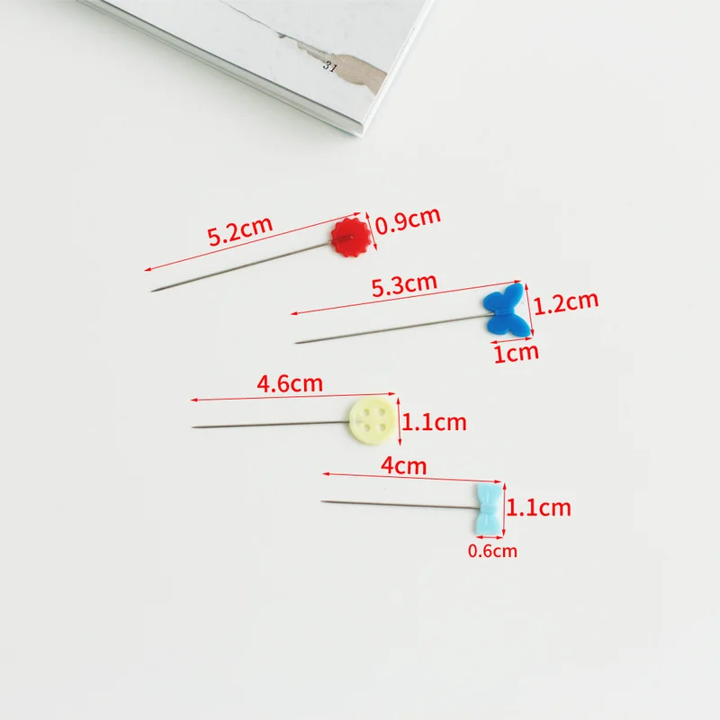 100 шт. швейные булавки из нержавеющей стали с круглой жемчужной головкой|Булавки