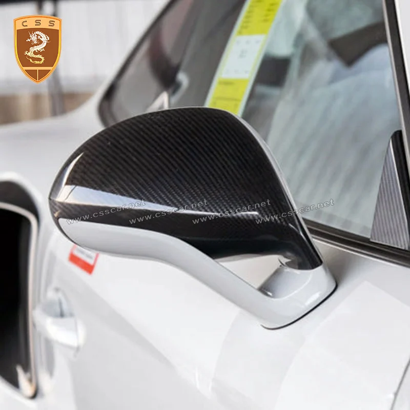 CSSCAR высококачественные сухие искусственные крышки для крышка для зеркала из углеродного волокна 992 оригинальная запасная пара для зеркала заднего вида