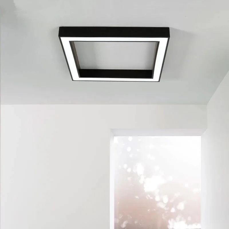 Простой современный светодиодный потолочный светильник Офисная квадратная