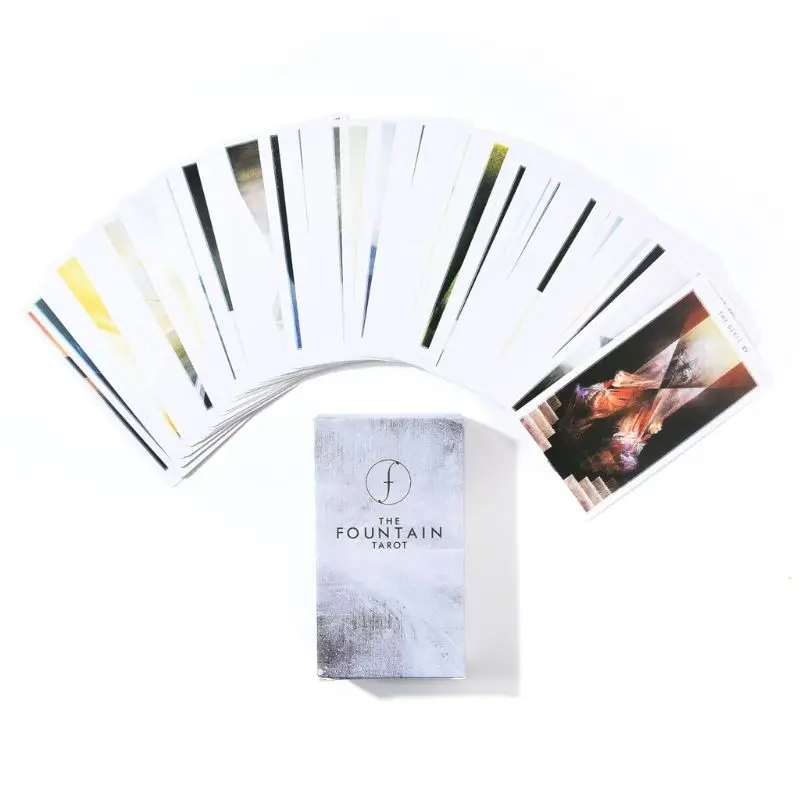 

79pcs The Fountain Tarots Deck Divination Fate Family Party Board Game Dropshipping