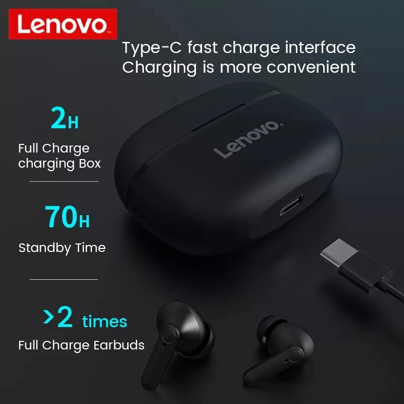 Оригинальные Bluetooth-наушники Lenovo HT05 TWS беспроводные наушники спортивные