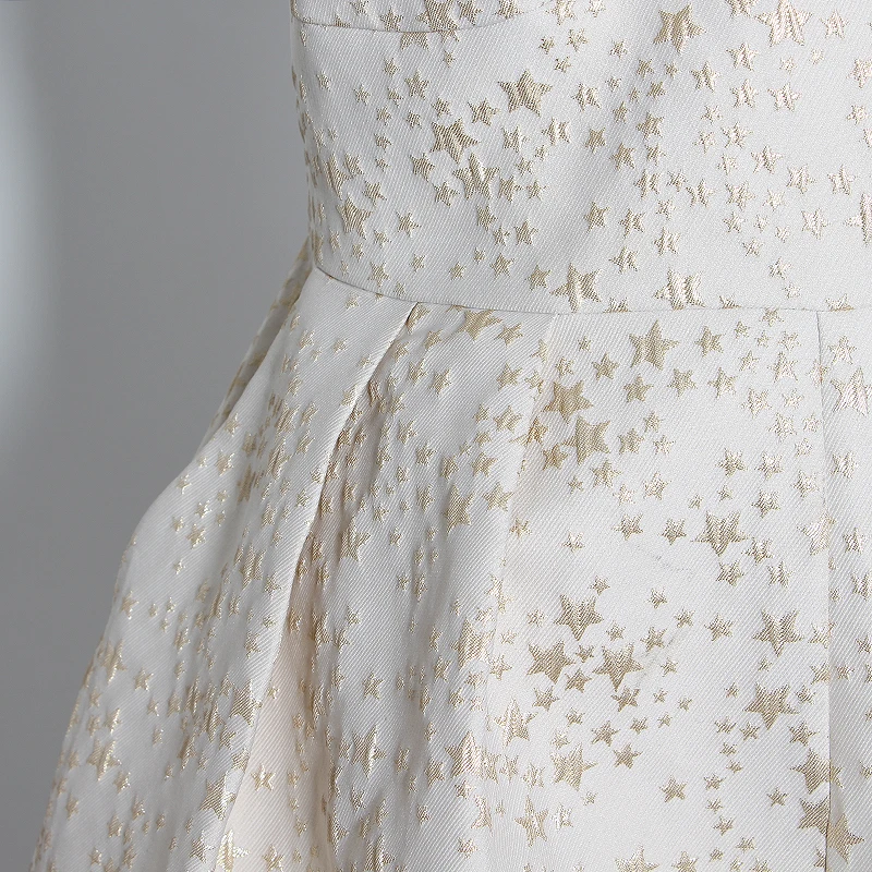 

TWOTWINSTYLE Casual Print Stars Women Playsuits Slash Neck Sleeveless High Waist Patchwork Bow Short Jumpsuit Female Fashion New