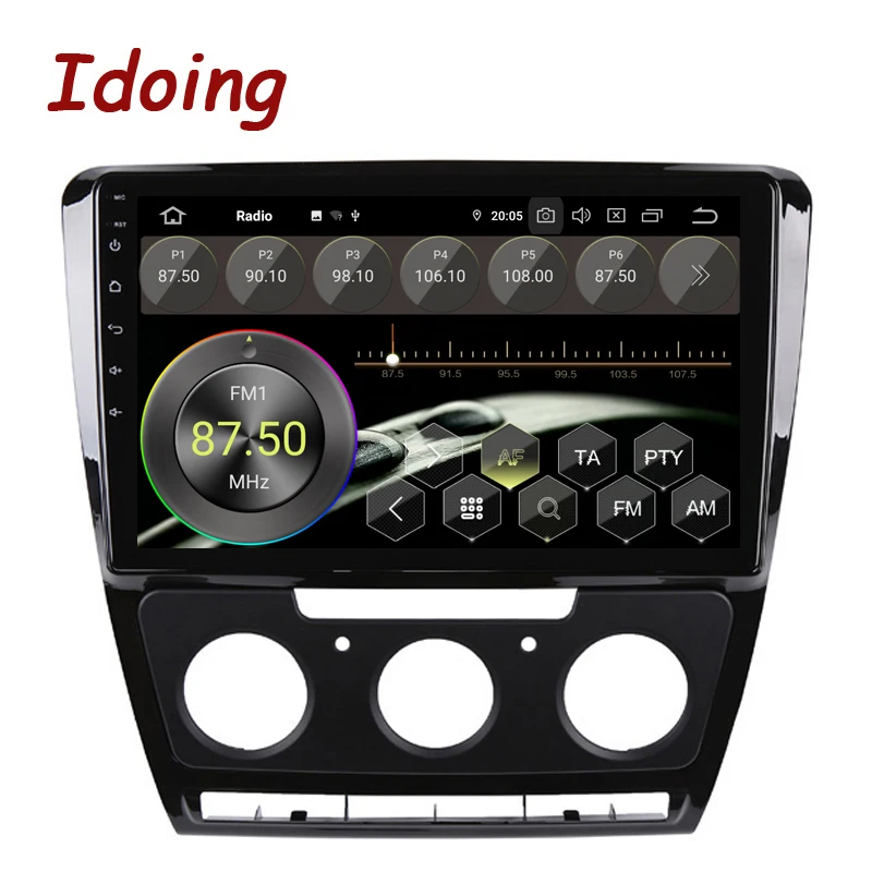 Idoing 10 2 &quotAndroid для Skoda Octavia A5 2008 2013 автомобильный Радио Мультимедиа Видео плеер