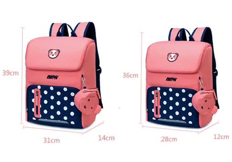 Schoolbag School Bags Backpack Cartoon Fashion Kids Lovely Backpacks For Children Teenage Girls Boys School Student Mochila