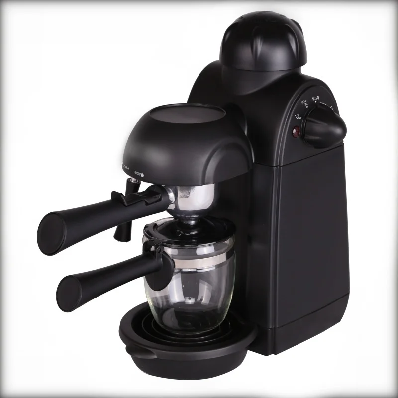 800W 220V 240ml Italian Espresso Coffee Maker 5 Bar Pressure Semi-Automatic Personal Coffee Machine with Cappuccino Milk Foamer