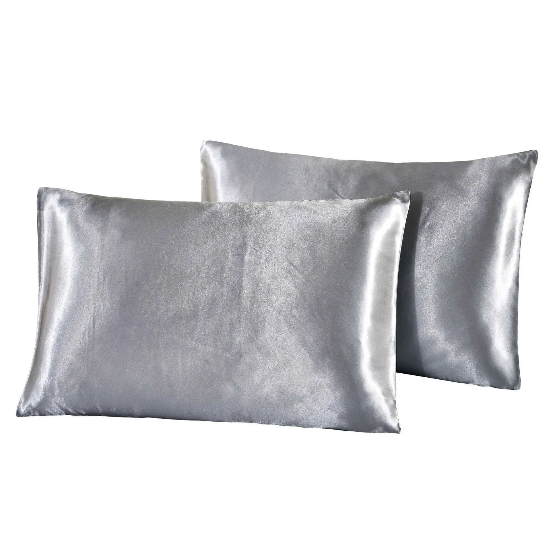 

Queen King Size Silk Satin Pillow Case Bedding Pillowcase Solid Queen Standard Smooth Soft Pillow Case for Home Hotel 1 Pc