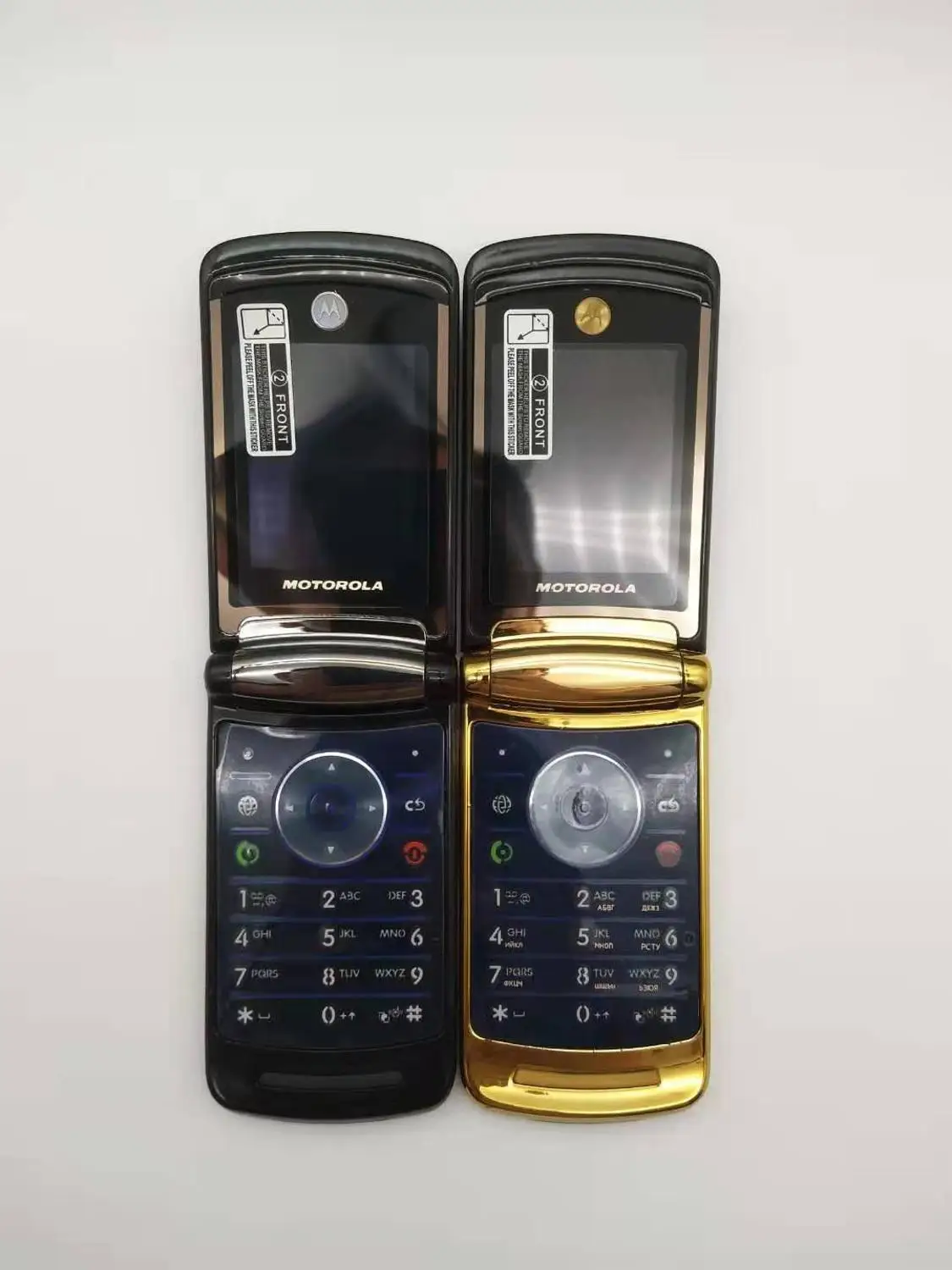 motorola v8 refurbished original unlocked luxury version 2 2 240x320 pixels 770mah gsm flip mp3 cellphone fm radion phone free global shipping