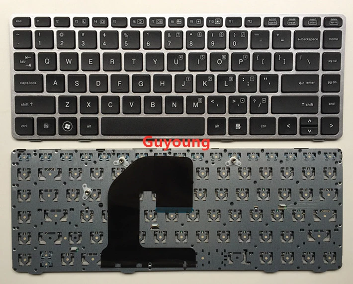 Ноутбук с английской клавиатурой для HP EliteBook 8470B 8470P 8470 8460 8460p 8460w ProBook 6460 6460b 6470
