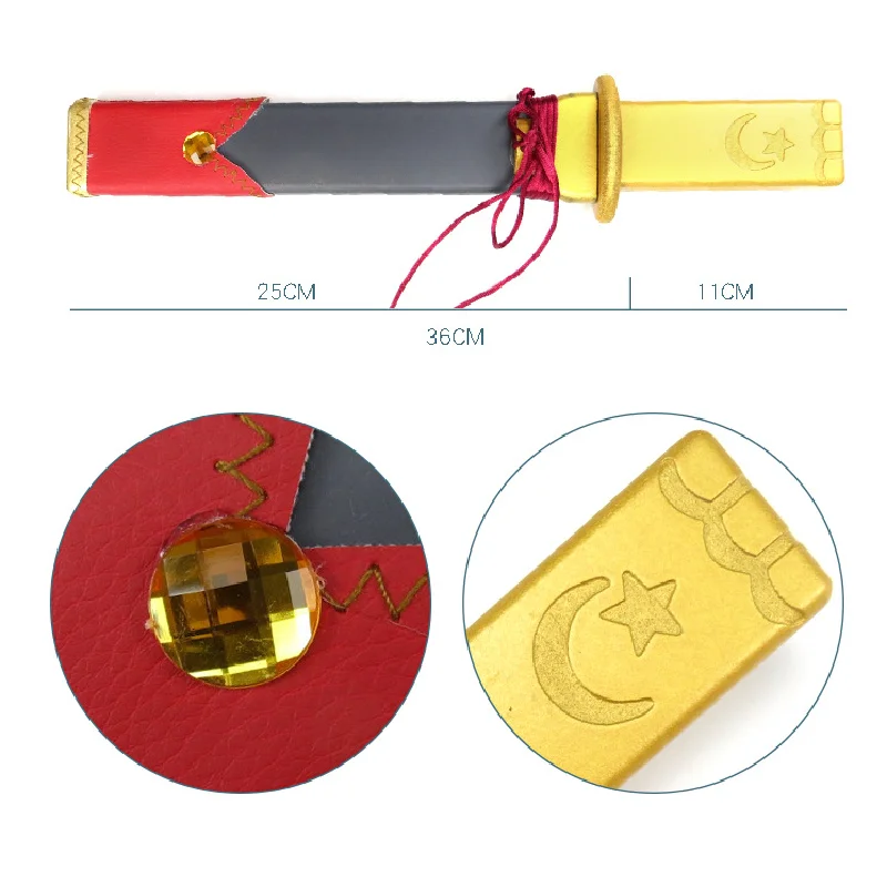 Деревянный меч мини косплей оружие имитация анимации иманотсуруги катана