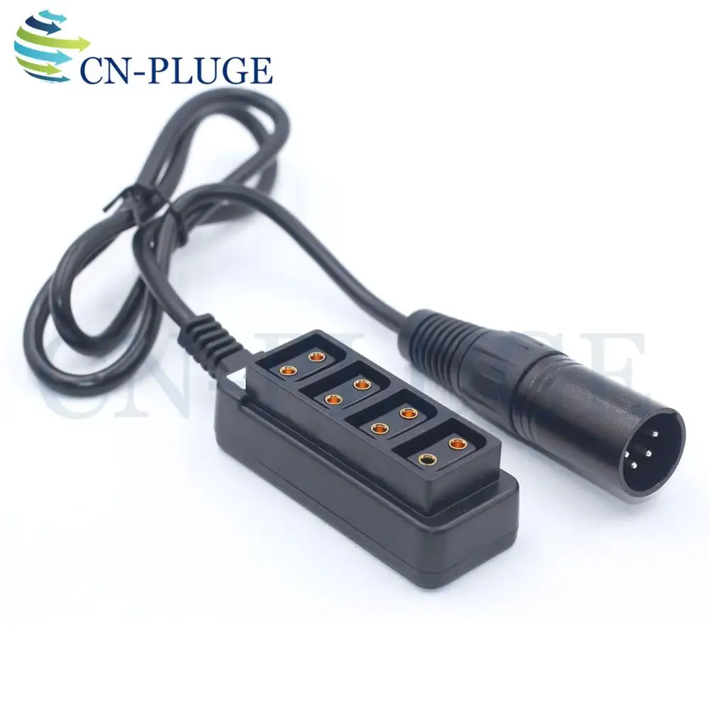 4-контактный разъем XLR 12 В питания для 4-портового P-Tap женской камеры разветвитель