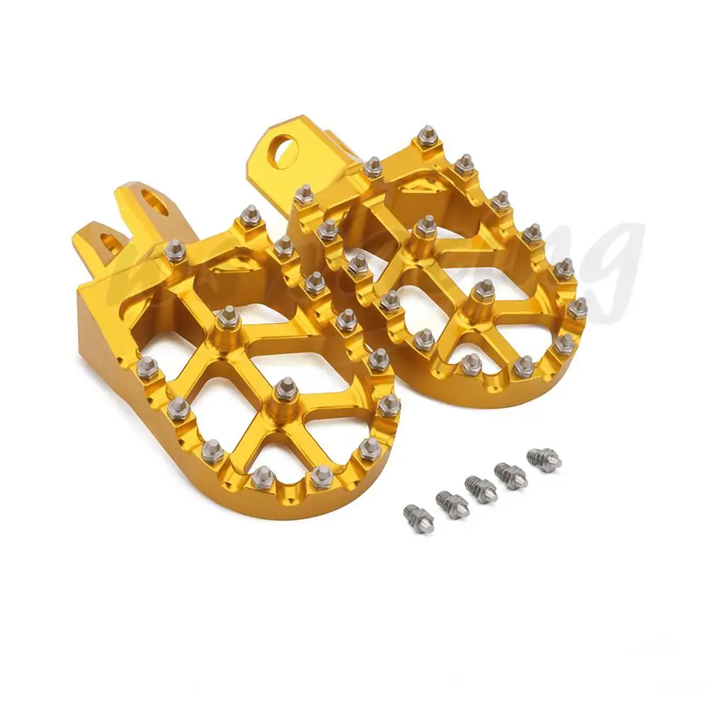 For Suzuki DRZ400 DRZ400E DRZ400S DRZ400SM RM125 RM250 DRZ 400 RM 125 250 Motorcycle CNC Foot Pegs Rests Footpeg Footrests