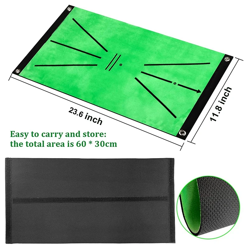 

Golf Training Mat,Golf Practice Mat,Training Auxiliary Game,Portable Golf Practice Turf Mat Suitable for Indoor Outdoor