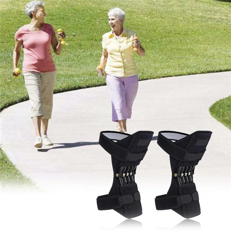 

1 Pairs Joint Support Knee Pads Fitness Sports Knee booster Breathable Non-slip Power Lift Joint Support Knee Pads