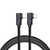 xiwai usb c type c to type c cable gen2 10gbps 65w dual 90 degree left right angled type