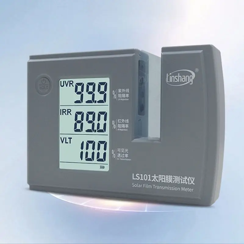 

LS101 Window Tint Glass Solar Film Transmission Meter Ultraviolet Infrared Rejection Rate UVR IRR VLT Tester