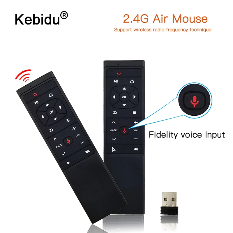 Голосовой помощник MT12 пульт дистанционного управления с гироскопом 2 4G Air Mouse для