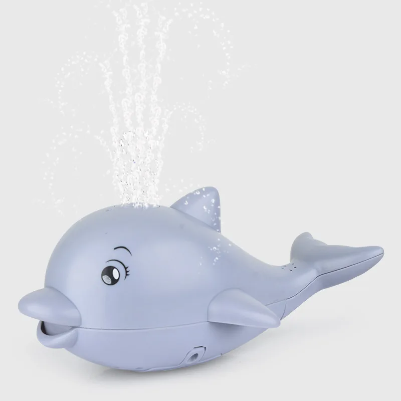 1 шт. струи воды дельфин Электрический Baby Shower игрушки для ванной светильник и